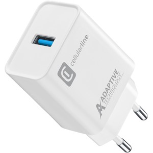 USB ADAPTIVE FAST CHARGER 15W Caricabatterie da Rete | Cellularline