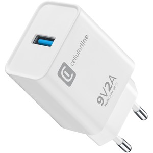 USB Charger 18W Caricabatterie Rete | Cellularline