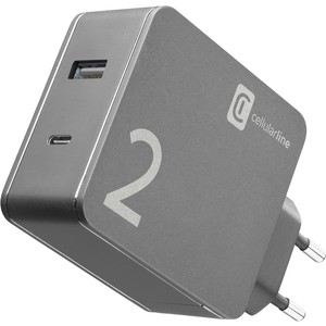 PC CHARGER 2 PORTS 42W BLACK