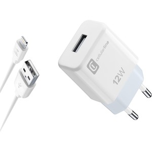 CHARGER KIT IPHONE 12W LIGHT WHITE