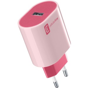 USB CHARGER 12W RED