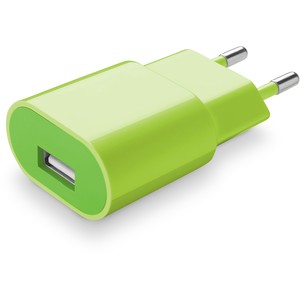 USB CHARGER 1A GREEN