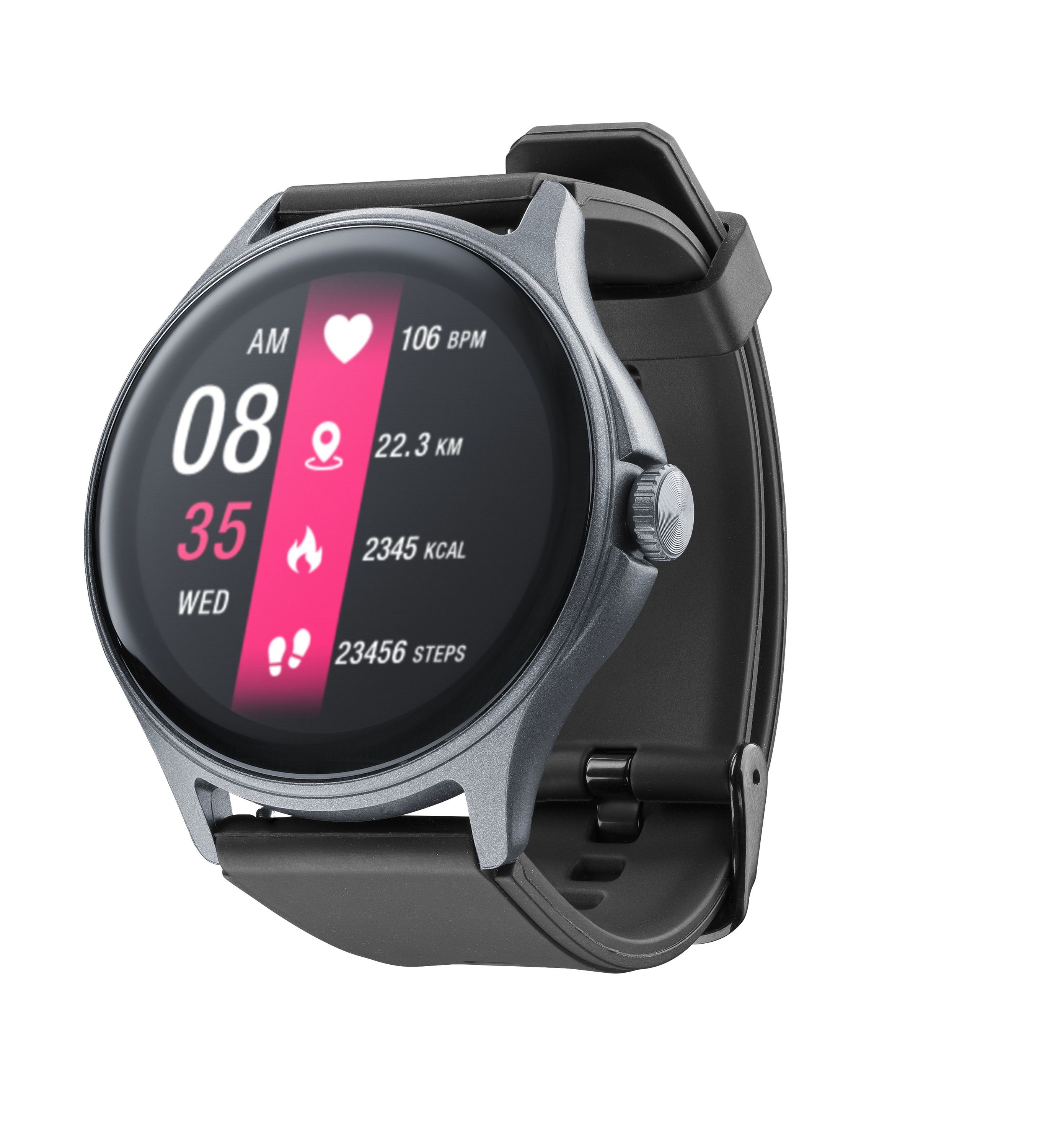 Ion Pro Solid Rwb ION PRO Round | Smartwatch | Wearables | Cellularline Site WW