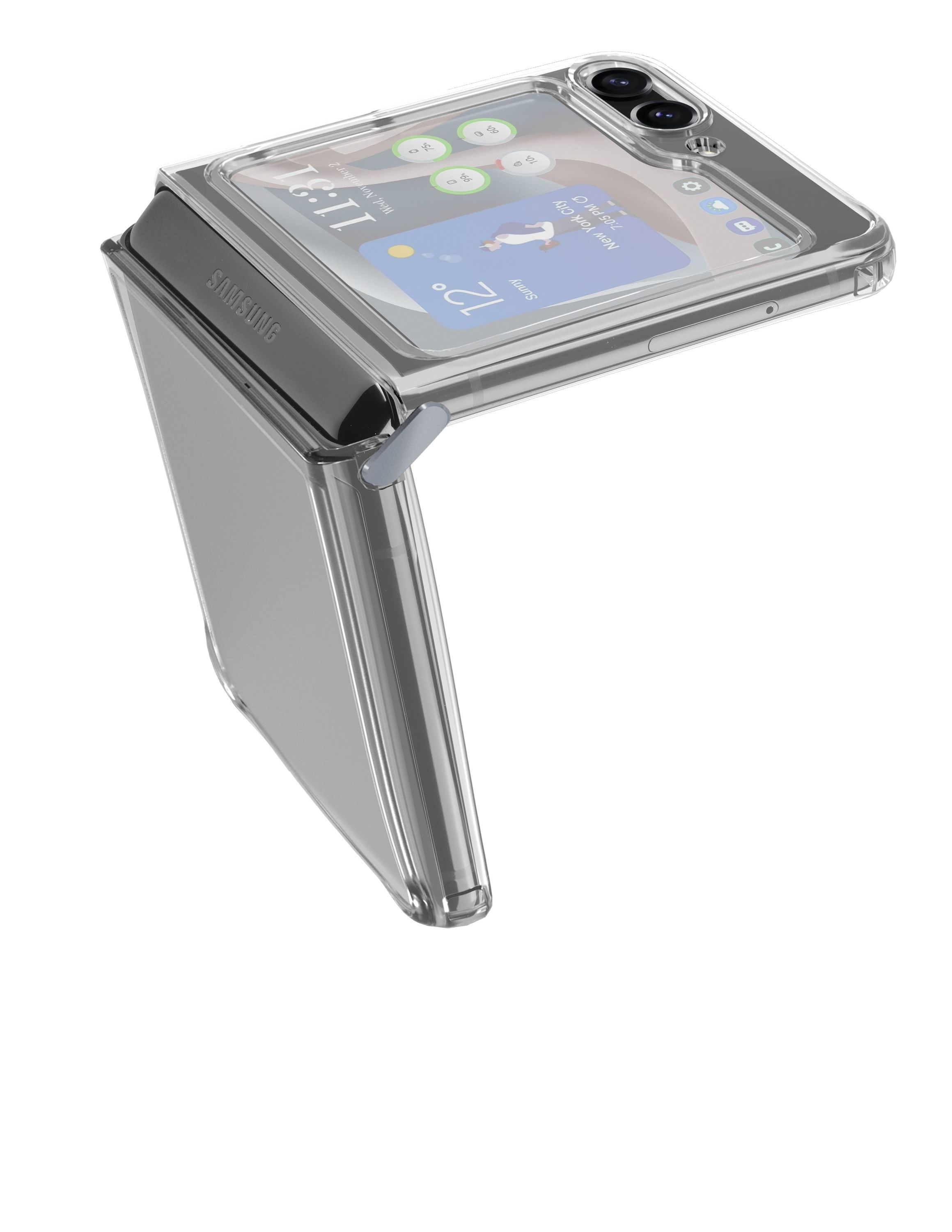 Custodia COQUE Galaxy Z Flip 3 5G, Ulti-slot Sottile Con Custodia Protettiva Per Cornice Per - Foto 9