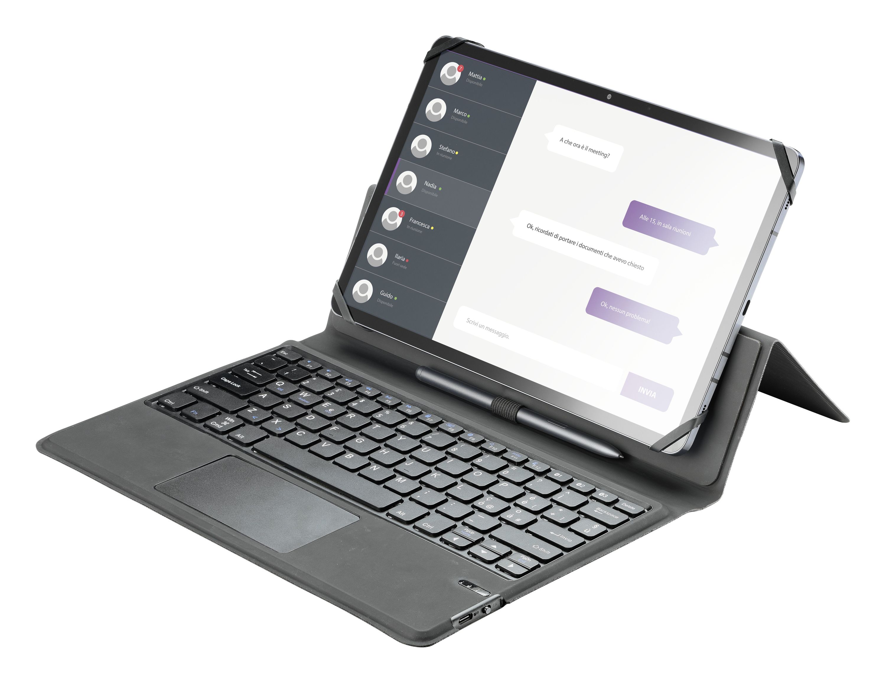 Keyboard Case - Tablet fino a 11'', Custodie Tablet, Protezione e Stile