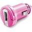 MICRO CAR CHARGER 1A USB PINK COL.