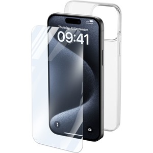 Verre blindé 3D (2 pièces) - iPhone 15 Pro