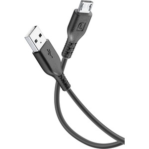 USB DATA CABLE 0,6 m MICROUSB BLACK