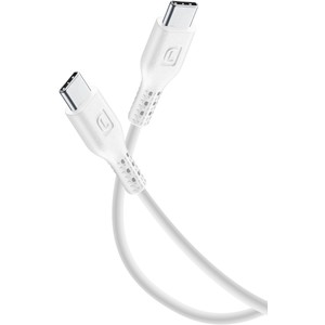 USB CABLE USB-C TO USB-C 60CM WHITE