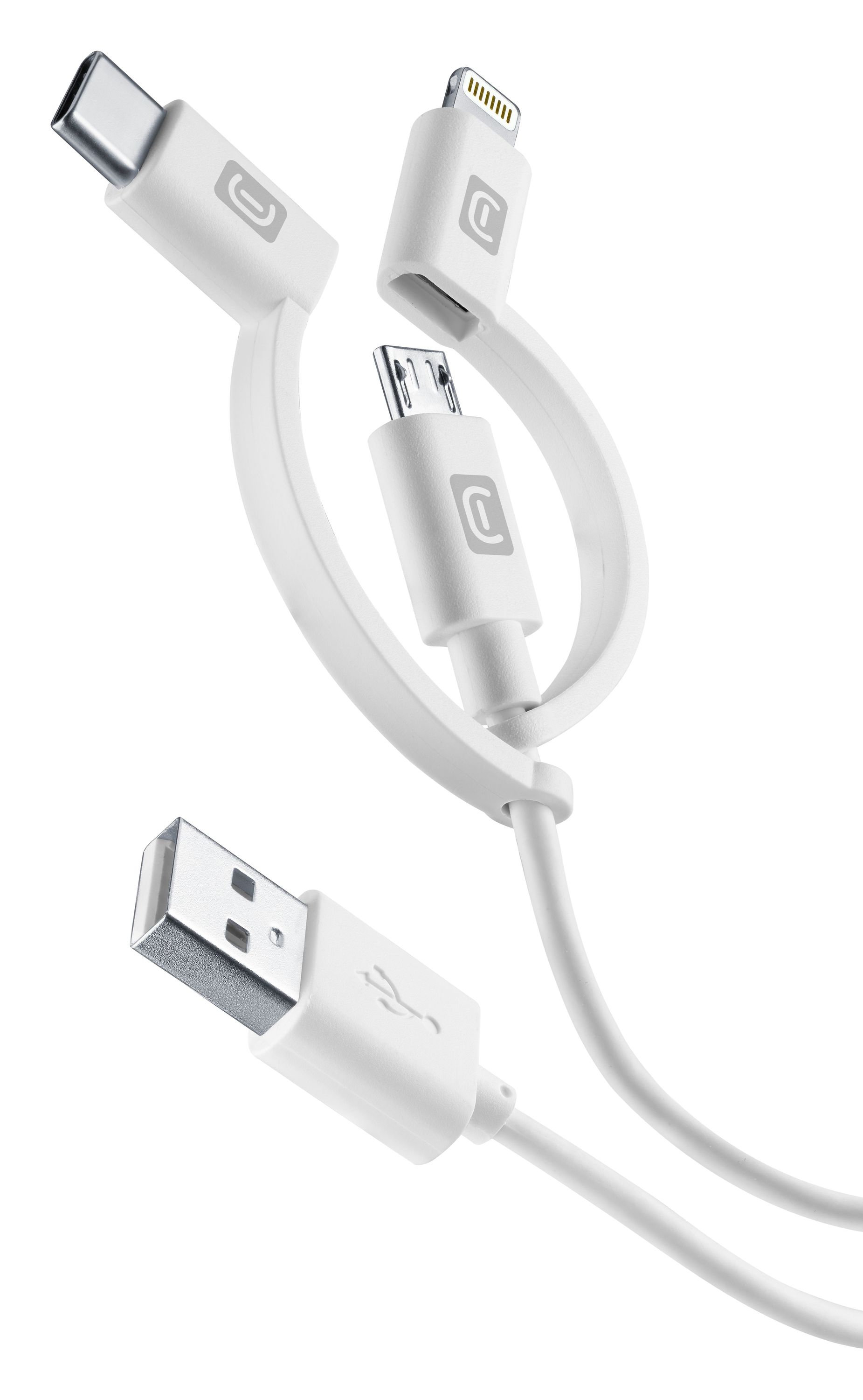 Power Cable 3in1 100cm - MICRO USB, USB-C, Lightning, Cavi, Ricarica e  Utilità