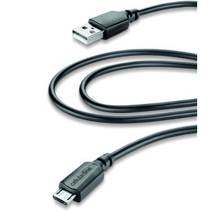 TAB USB DATA CABLE MICRO USB 2M BLACK