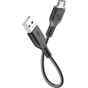 CAVO DATI 15CM USB TRAVEL MICROUSB NERO