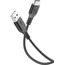 USB-A TO USB-C CABLE 120CM BLACK
