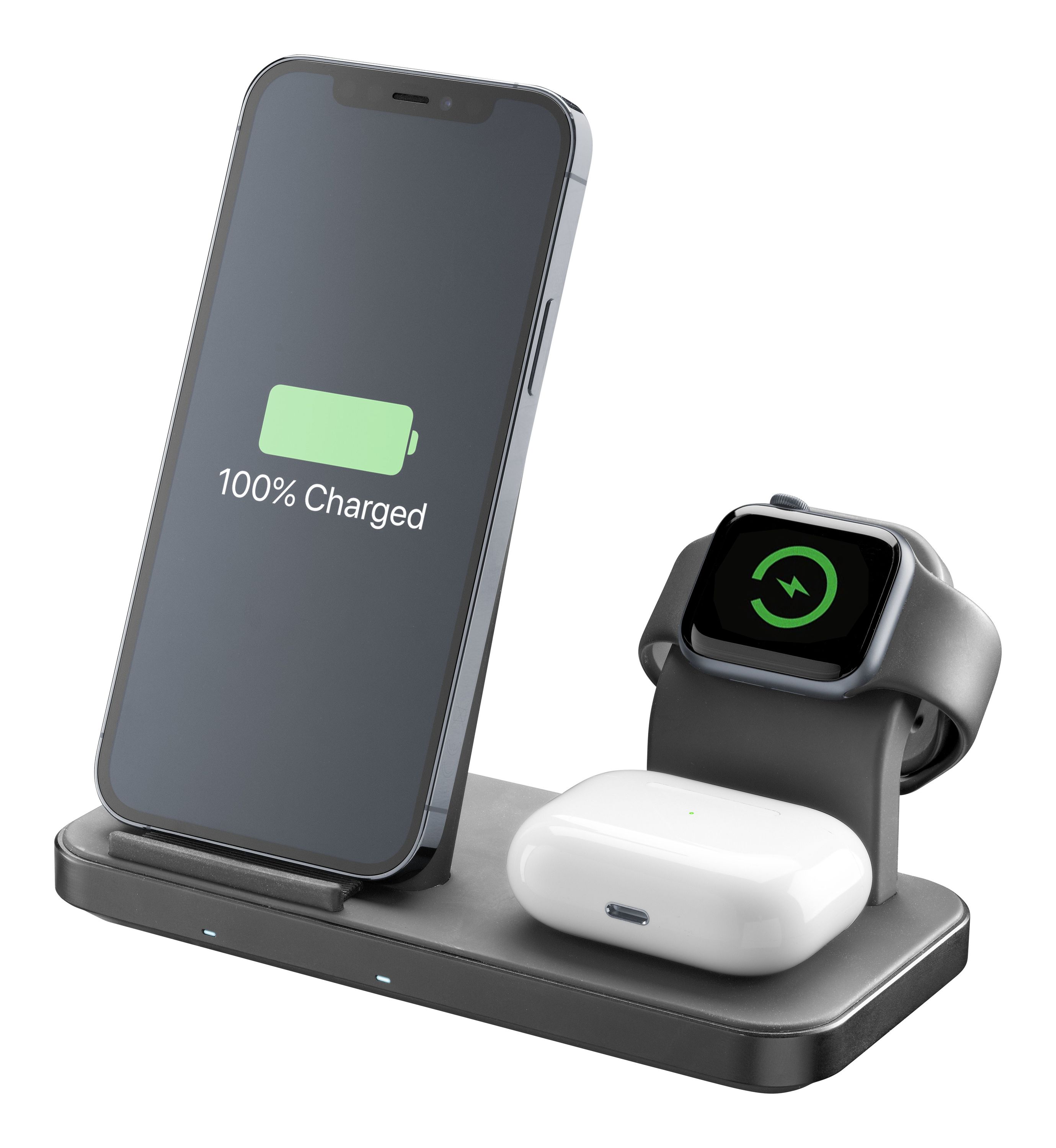 TRIO WIRELESS CHARGER, Mains Battery Chargers, Charge and utility