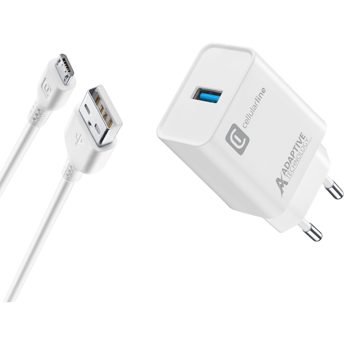 Adaptive Fast Charger Kit 15W Micro USB Samsung Mains